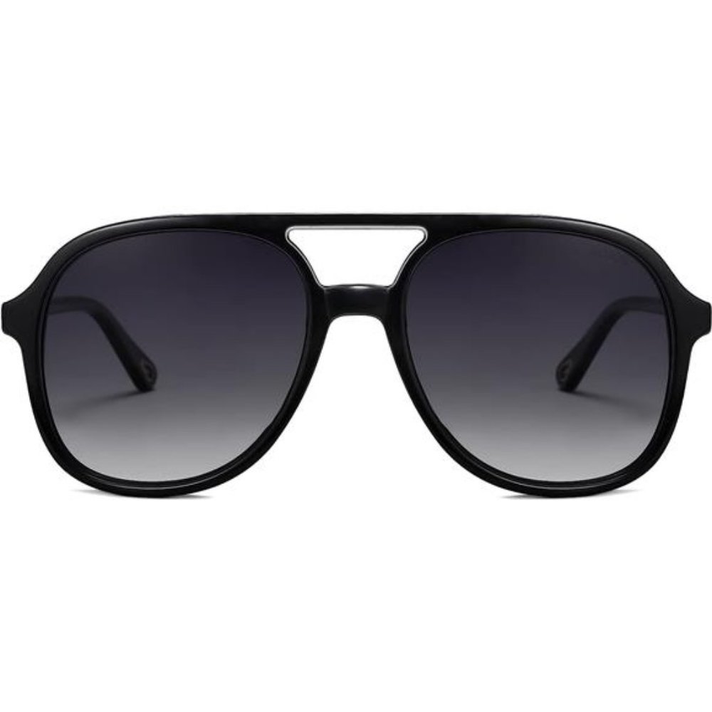 Retro Square Polarized Aviator Sunglasses Womens Mens 70s Vintage